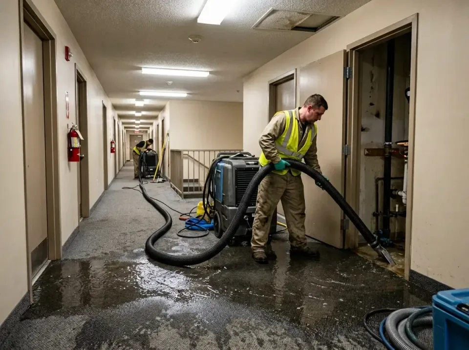multi-unit-apartment-hallway-f-005 — frequently asked questions, Emergency Burst Pipe Water Extraction & Removal in Wilmingt…
